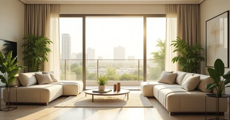 Allergen-free home cleaning protocol in a Dubai bedroom showing mattress and AC duct treatment