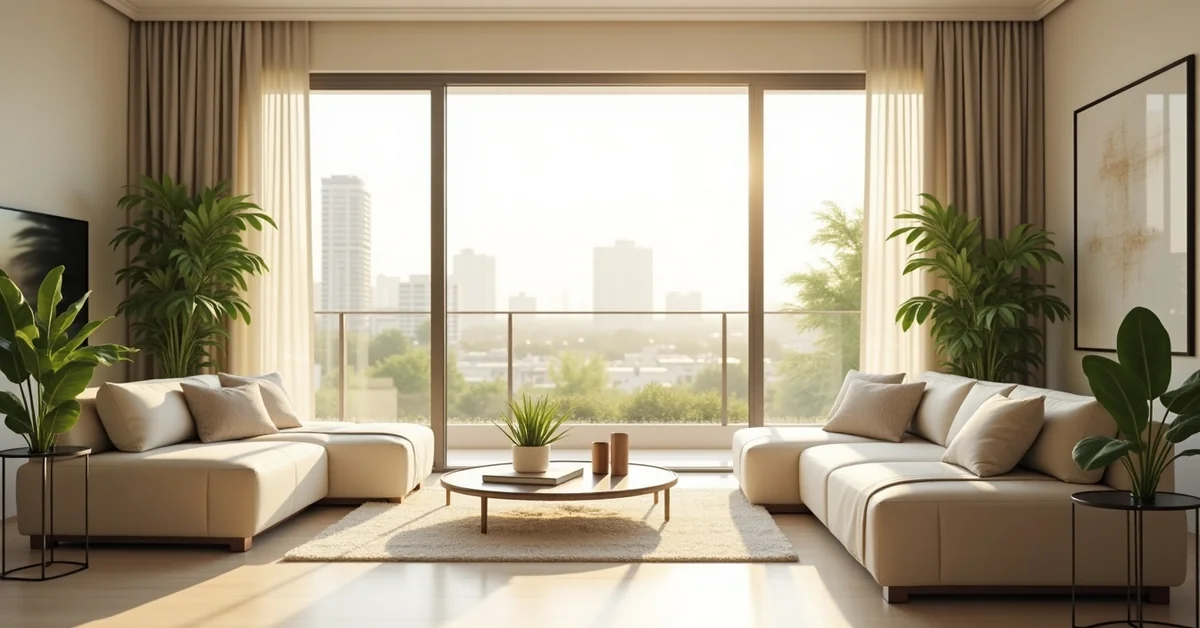Allergen-free home cleaning protocol in a Dubai bedroom showing mattress and AC duct treatment