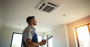 Pricing factors infographic showing AC duct cleaning cost drivers for Dubai homes